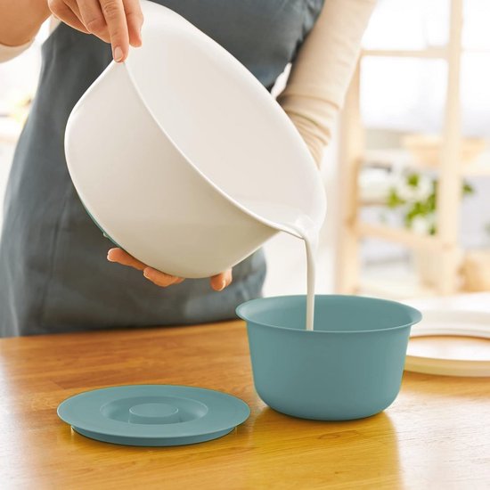 URBN-CHEF Duurzame Plastic Kleurrijke Keuken Mengen Salade Kommen