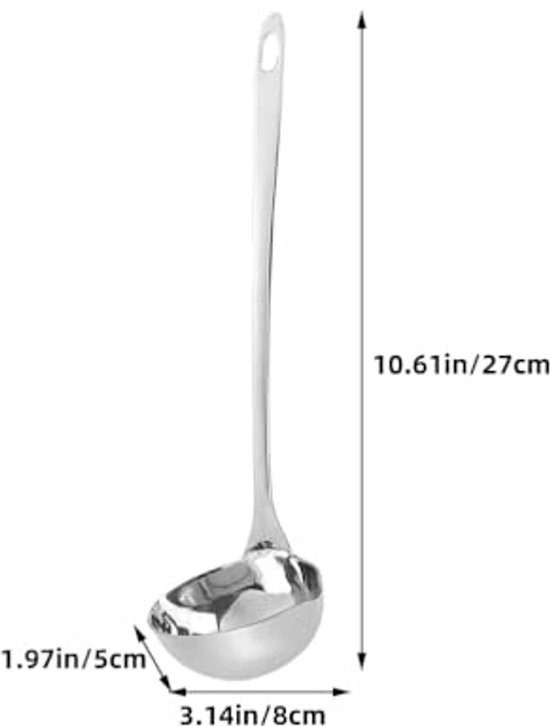 spoon with pouring spout soup ladle serving ladle punch ladle with ...
