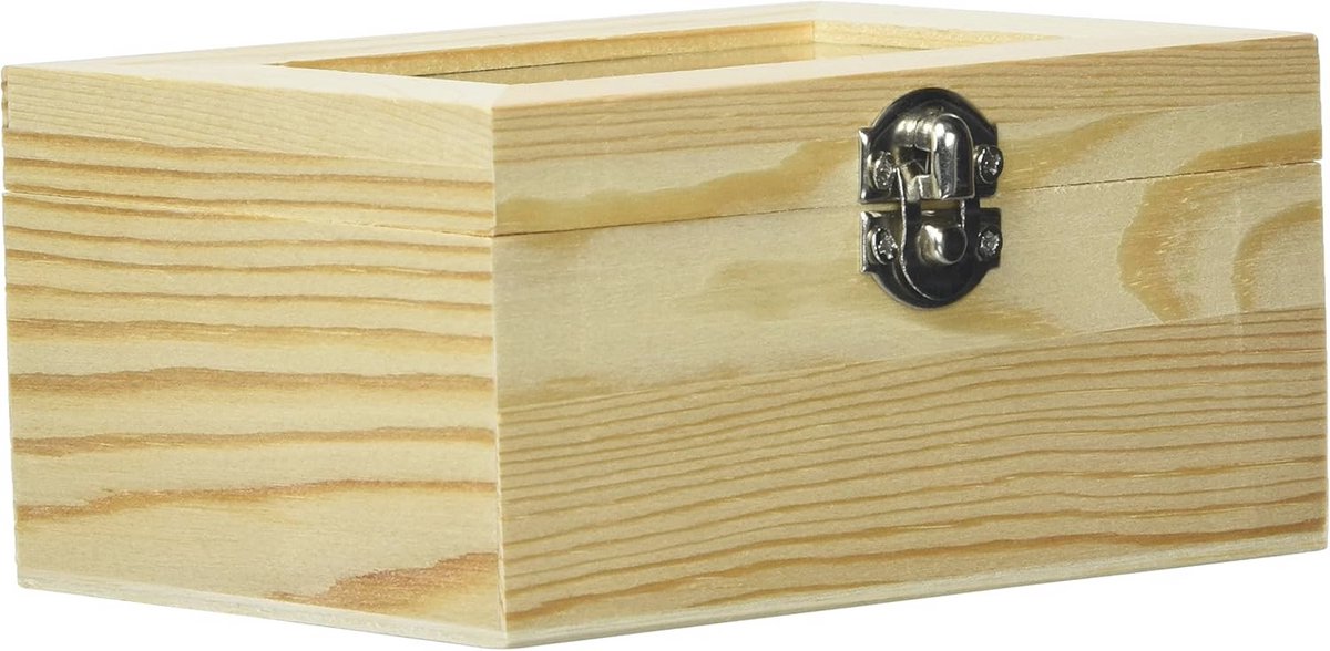 Houten doos voor creatief gebruik