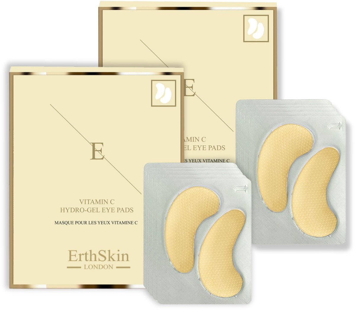 ErthSkin London 2x Vitamine C Hydrogel-oogpads