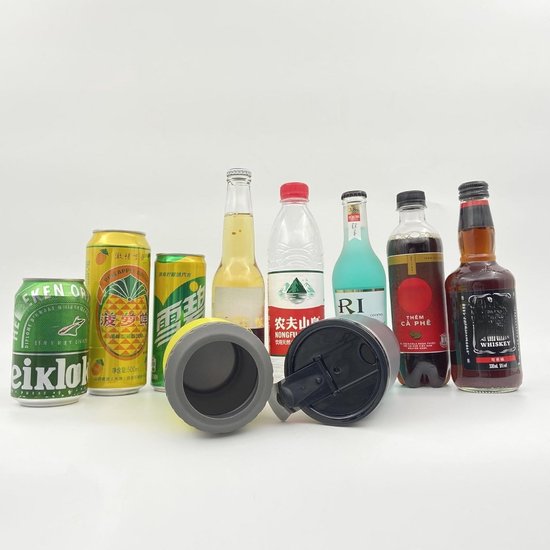 BÉABA, Drinkfles van roestvrij staal, 2-in-1, drink-/glazen functie, push-knop voor eenvoudig openen, robuust, gezond, afneembare handgrepen, roestvrij staal, koud/warm, 350 ml, oudroze