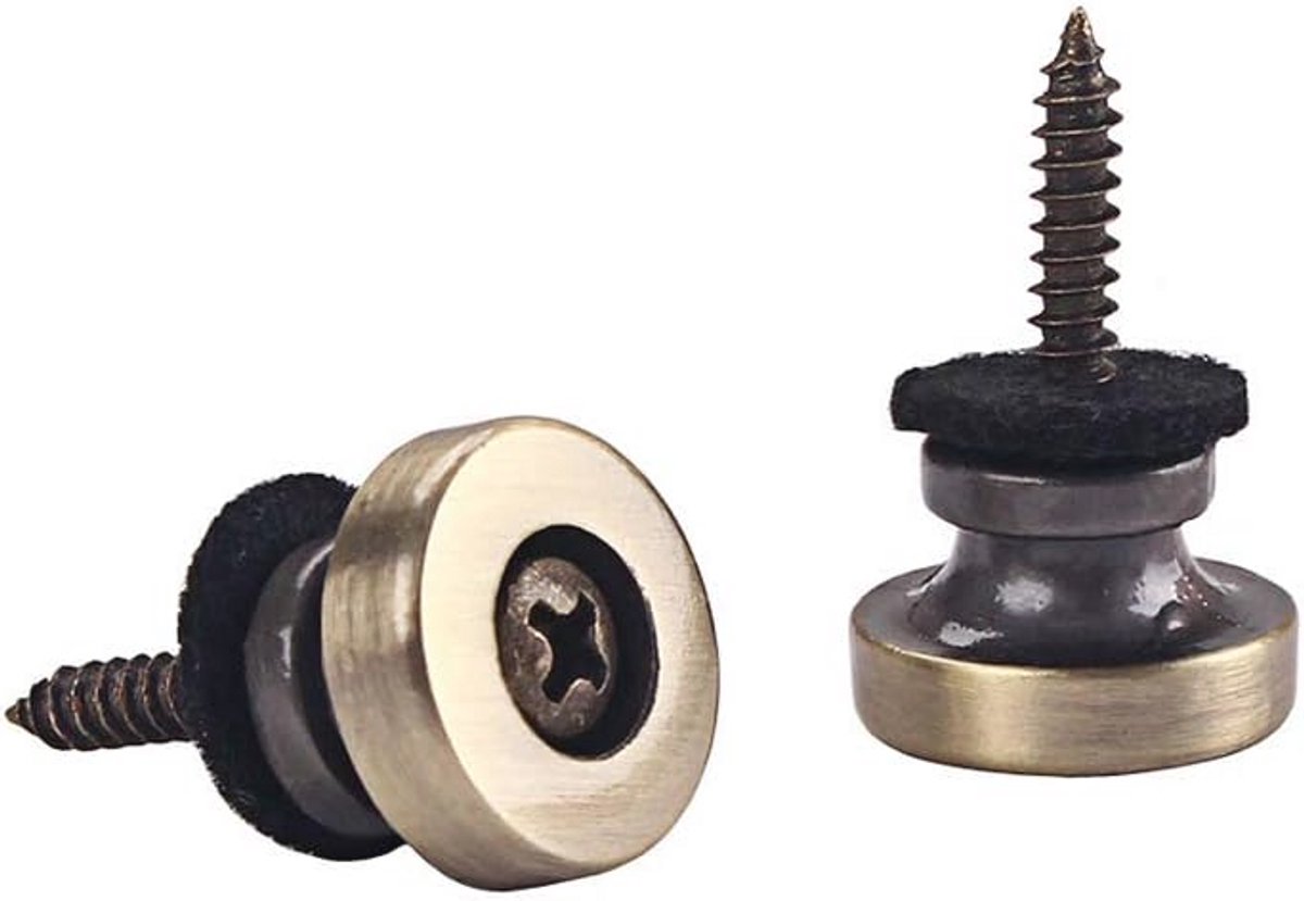 Gitaar Strap Knoppen Pins Metalen Einde - Strap Sloten voor Gitaar en Bas