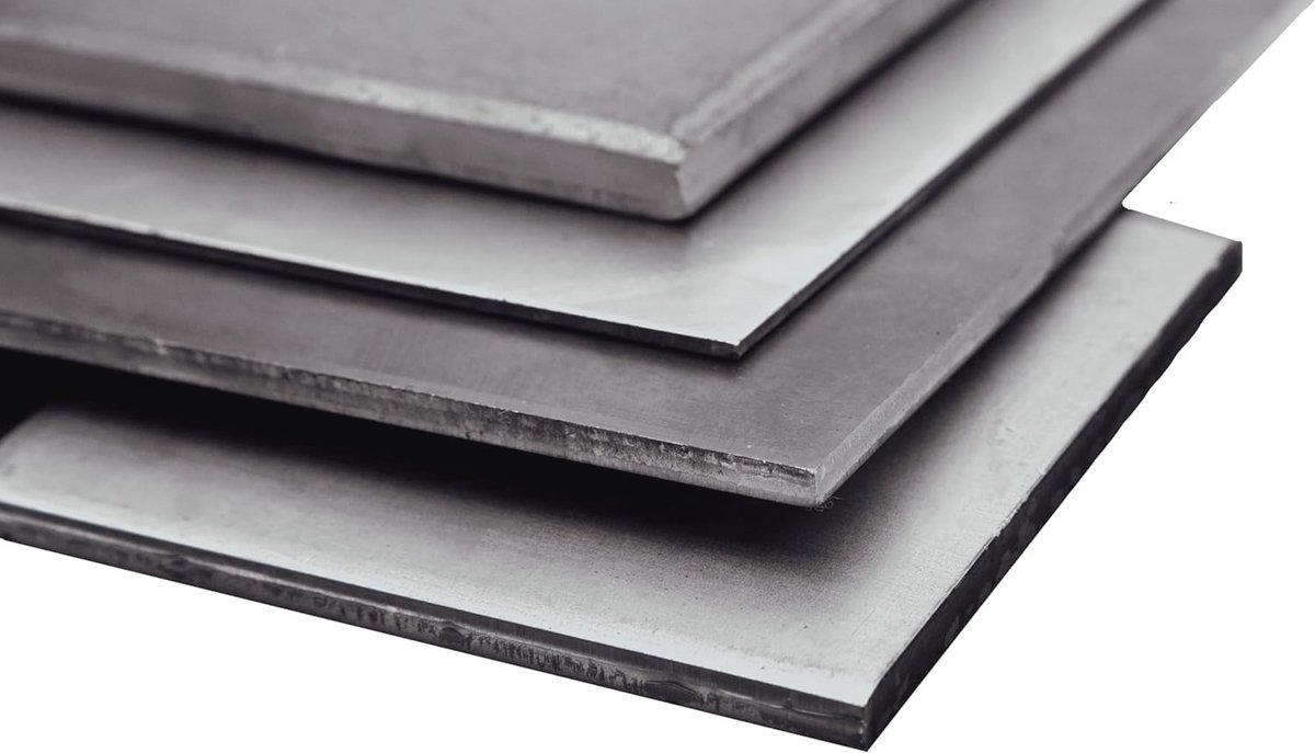 4 mm Plaatstaal Ijzeren Platen 250 x 600 mm - Op Maat Gesneden