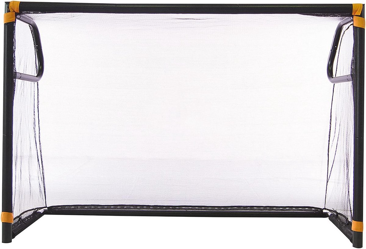 Voetbaldoel Zwart 185x125x70cm - Perfect voor Tuin
