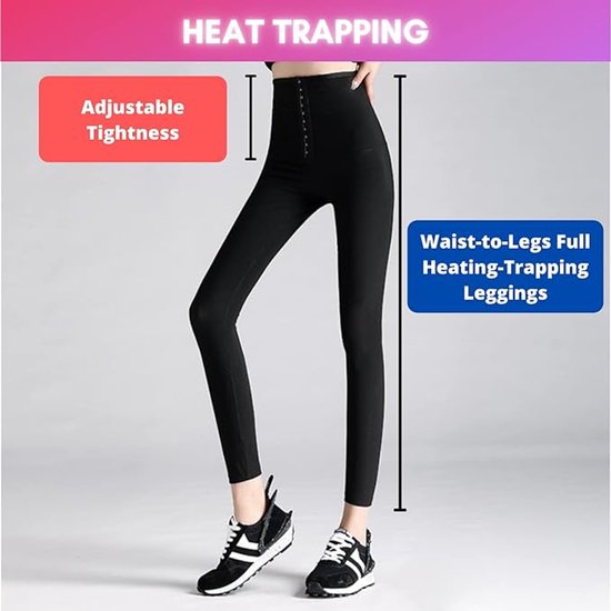 Sauna Zweetbroek Leggings Saunabroek Saunapak Shapewear Broek Boksen Trainingspak Taille Trainer Shaper Sweatsuit Oefening Fitness Gym Vrouwen , maat XL — afbeelding 4