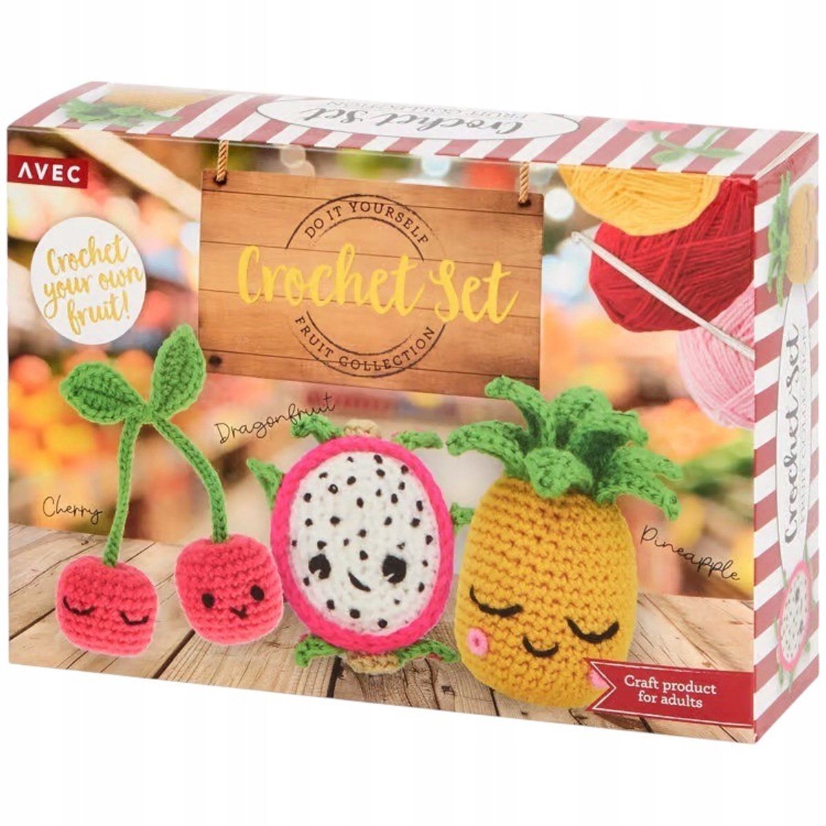 Avec Haakpakket Fruit: Kersen, Drakenvrucht & Ananas DIY