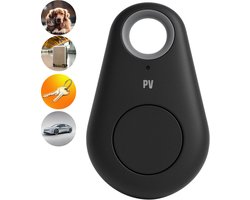 PureVolt Mini GPS Tracker – Draagbare Bluetooth Tracker voor Huisdieren, Sleutels & Bagage – Real-Time Locatiebepaling – Waterdicht & Compact – Geschikt voor iOS & Android - Zwart