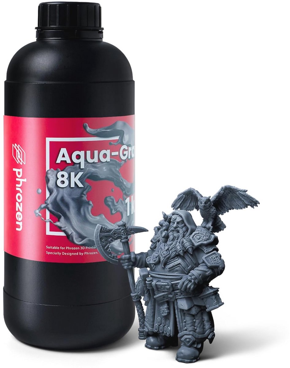 Hoge Precisie 8K 3D-printerhars voor SLA/DLP/LCD 3D-printers – Lage Geur, Lage Krimp, Geschikt voor Complexe Modellen, 1 kg