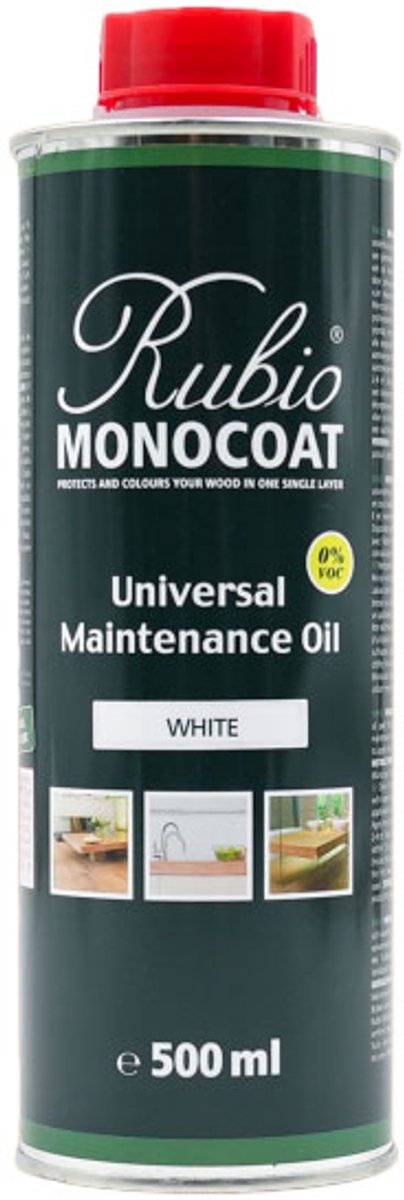 Rubio Monocoat -Universal Maintenance oil - white - 0.5L