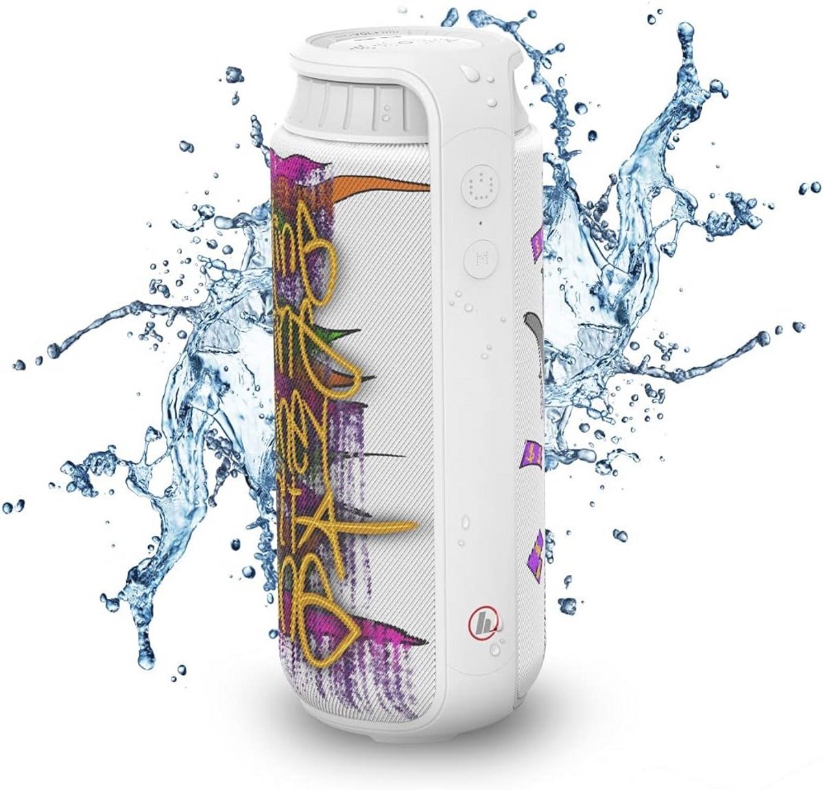 Draagbare Bluetooth luidspreker met 360° geluid - Spatwaterdicht, 24 W, 12 uur speeltijd, Aanraakpaneel, True Wireless Stereo