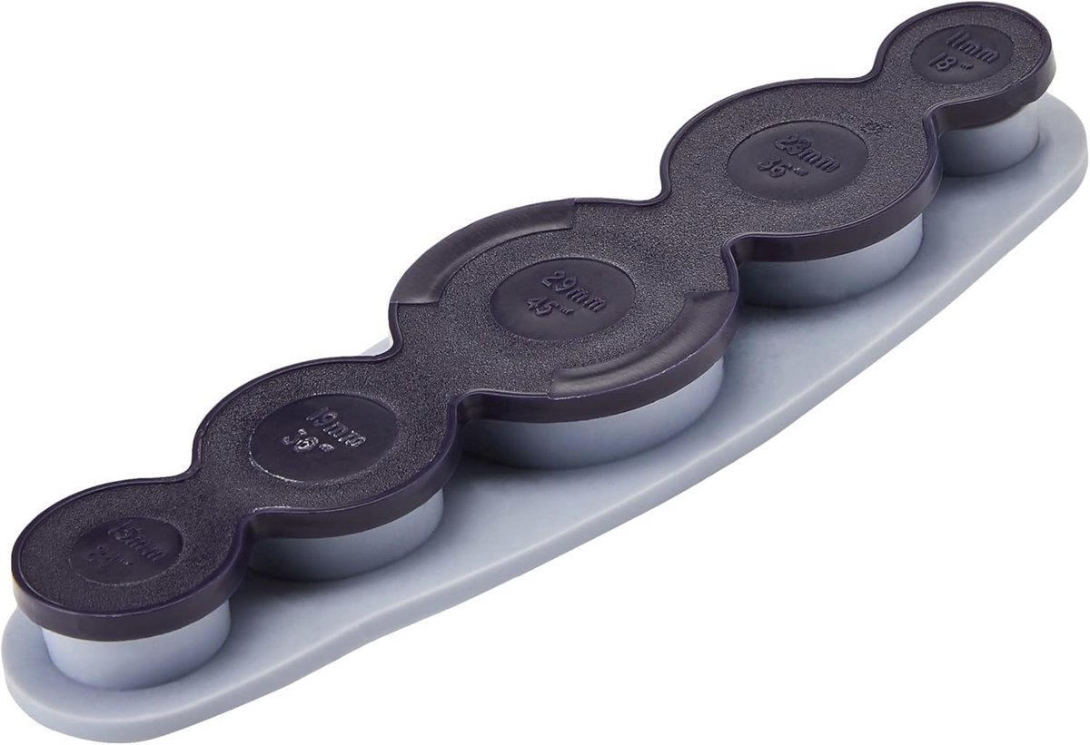 Universeel gereedschap voor overtrekbare knoppen 11-29 mm