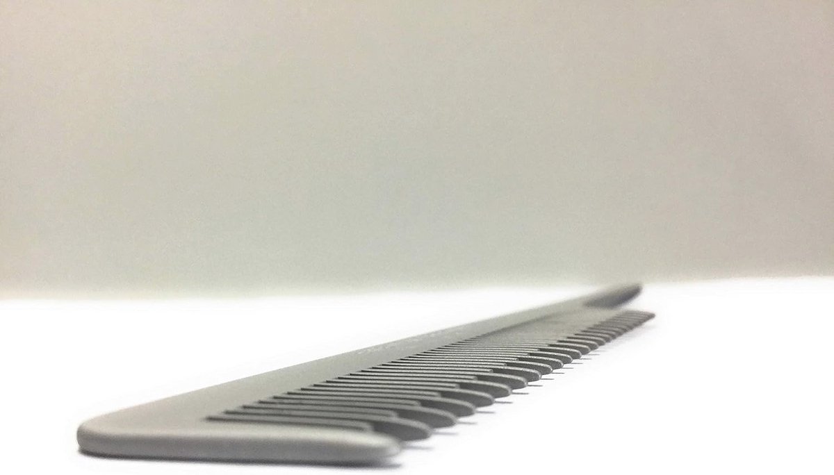 Professionele Aluminium Tulp Kam 21 cm - Antistatisch Metaal voor Kappers