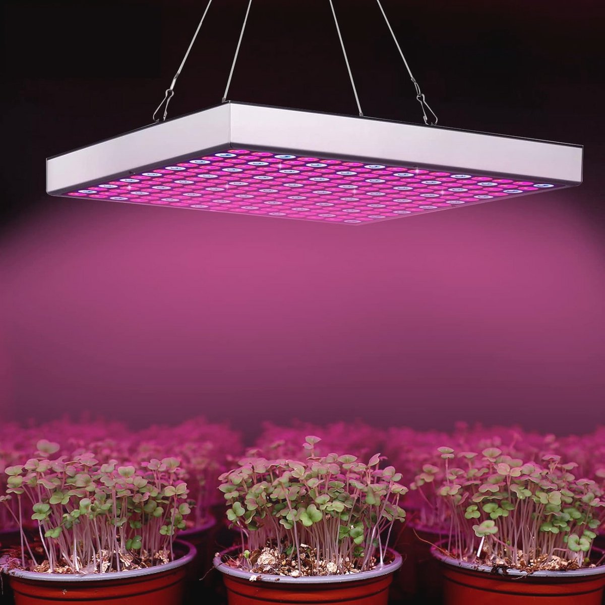 Dimbare LED Plantenlamp - Volledig Spectrum voor Kamerplanten en Hydrocultuur (15 W)
