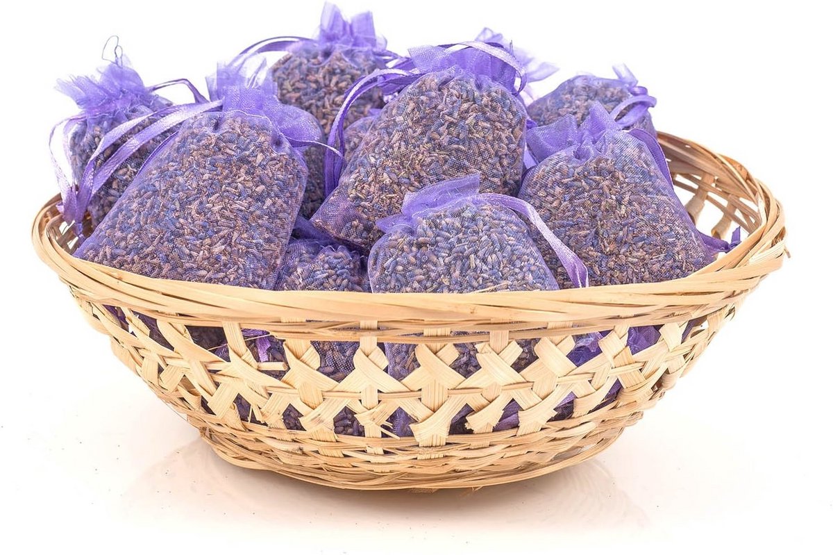 Lavendel geurzakjes - 10 stuks - Frisheid voor huis, auto en tas