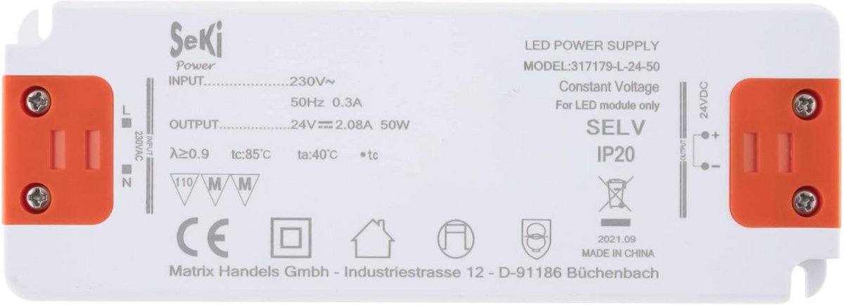 Voeding 24V 6,25A 150W - afbeelding 6