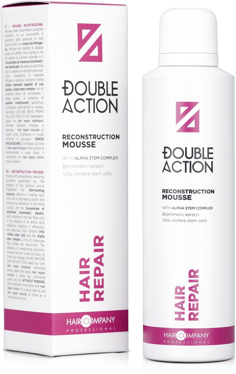 Hair Company Double Action Reconstruction Mousse 200ml