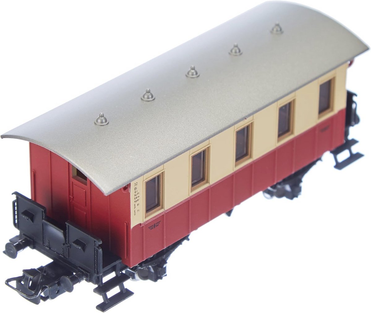 H0 personenwagen rood/beige