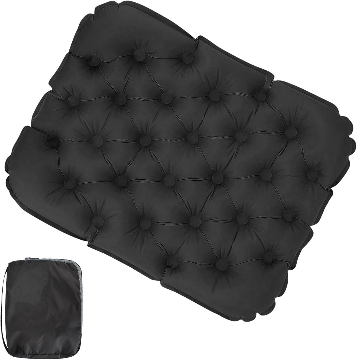 Inflatable Camping Seat Pad - Portable Travel Air Seat Pad - Waterproof Seat Pad - Outdoor Seat Mat - Playground Mat for Beach - Backpacking Hiking Fishing