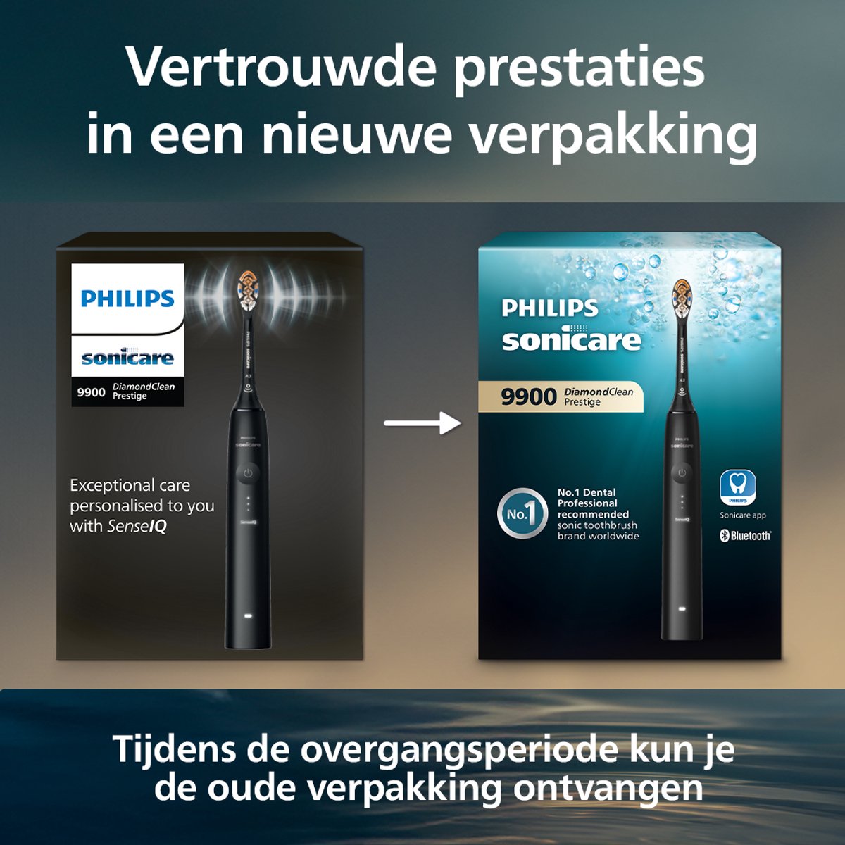 Philips Sonicare 5500 Series - Elektrische Tandenborstel - Zwart - Wittere tanden - HX7111/01 — afbeelding 6