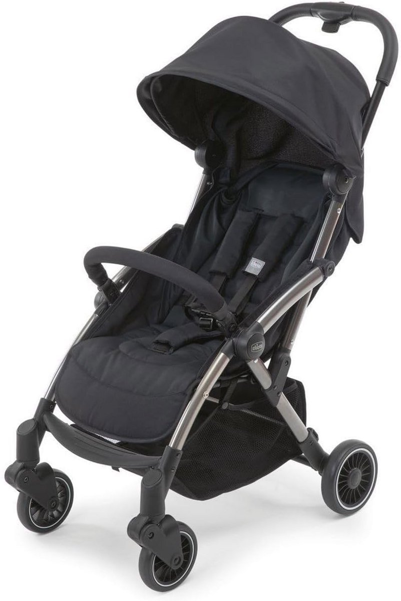 Lichte en compacte kinderwagen | Opvouwbare buggy met slaapstand | Geschikt voor 0 maanden tot 15 kg