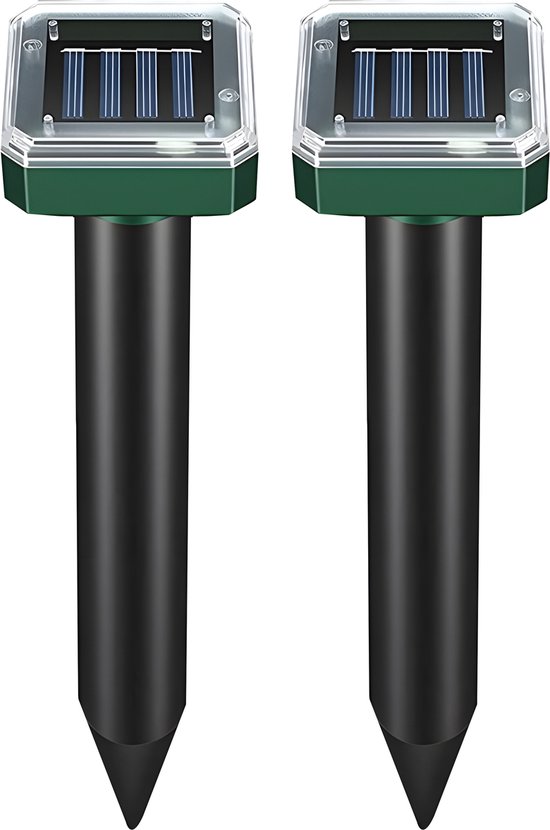 Valeron Solar Mollenverjager 2-pack (ultrasoon, IP65)