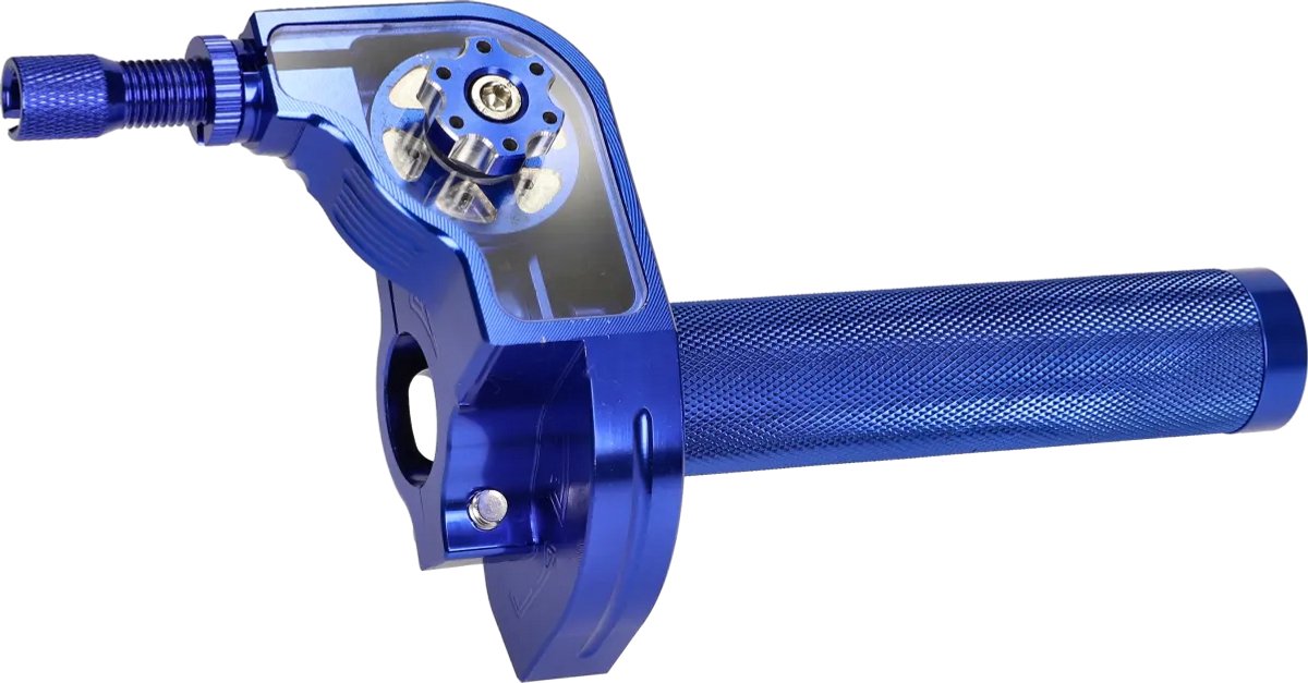 Snelgas Mezoly haaks model CNC blauw