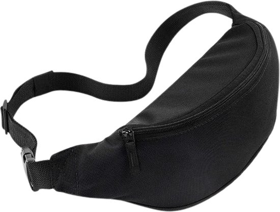 Knaak Heuptasje - Zwart - Fanny Pack - Festival & Reizen - Verstelbare Band - 28x14x8 cm - Unisex