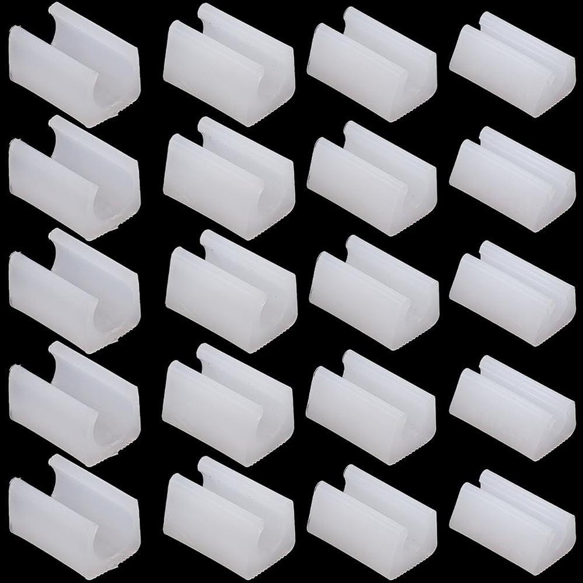 Allecta - Rechthoekige Stoel Been Tips 40 Stuks - Meubelpoten Beschermer - Antislip - Vloer Glijdt - Geen Krassen - Geen Lawaai - 7,5-13 mm - 4 Maten