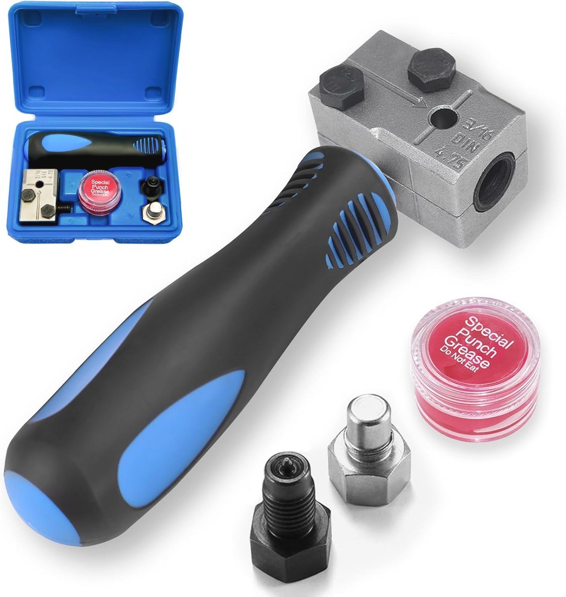 Universeel Felsapparaat voor Remleidingen - 4-delige Set 3/16 inch (4,75 mm) Handgereedschap