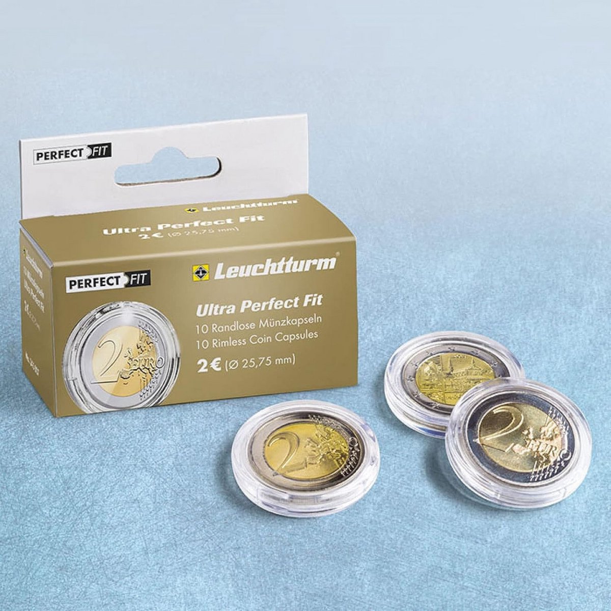 Muntcapsules voor 10 Euro munten (28,75 mm), 40 stuks
