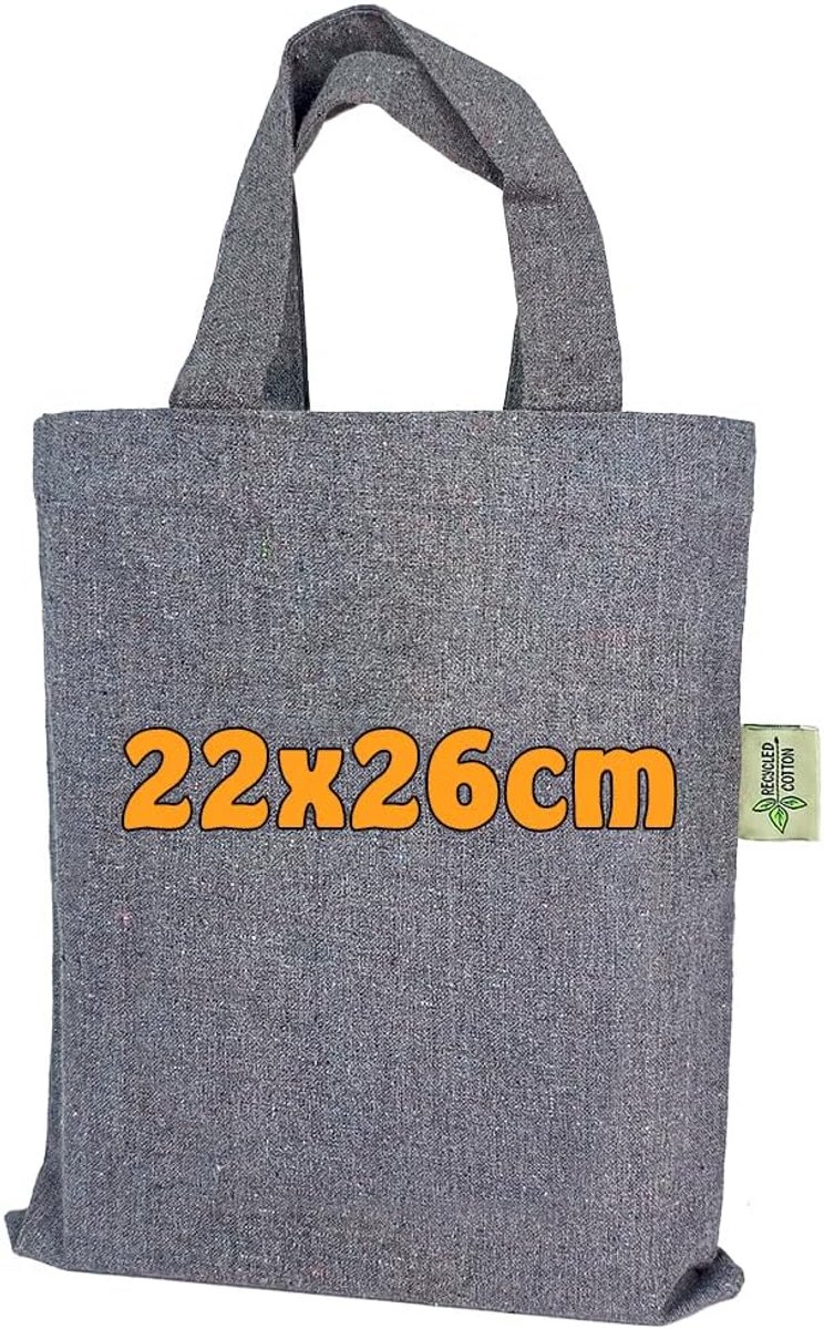 Kleine katoenen apothekerstas om te beschilderen - Cadeautas en DIY knutselproject, 22 x 26 cm