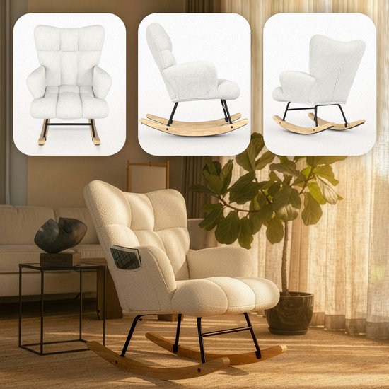 Ergonomische Draaibare Stoffen Fauteuil Pluche Stof, Modern Design Gouden Poten Groen 62x63x69 5 Cm
