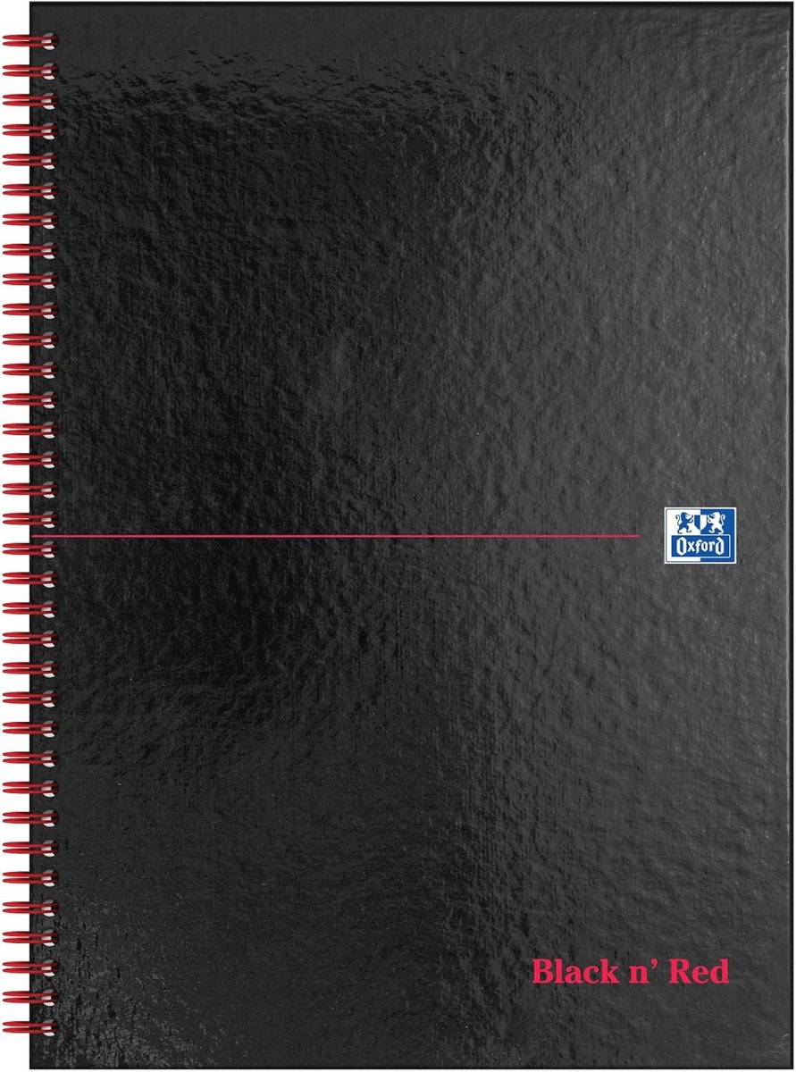 Glanzend Hardback A4 Notitieboek - Draadgebonden, Gerecycled Papier, 140 Pagina's