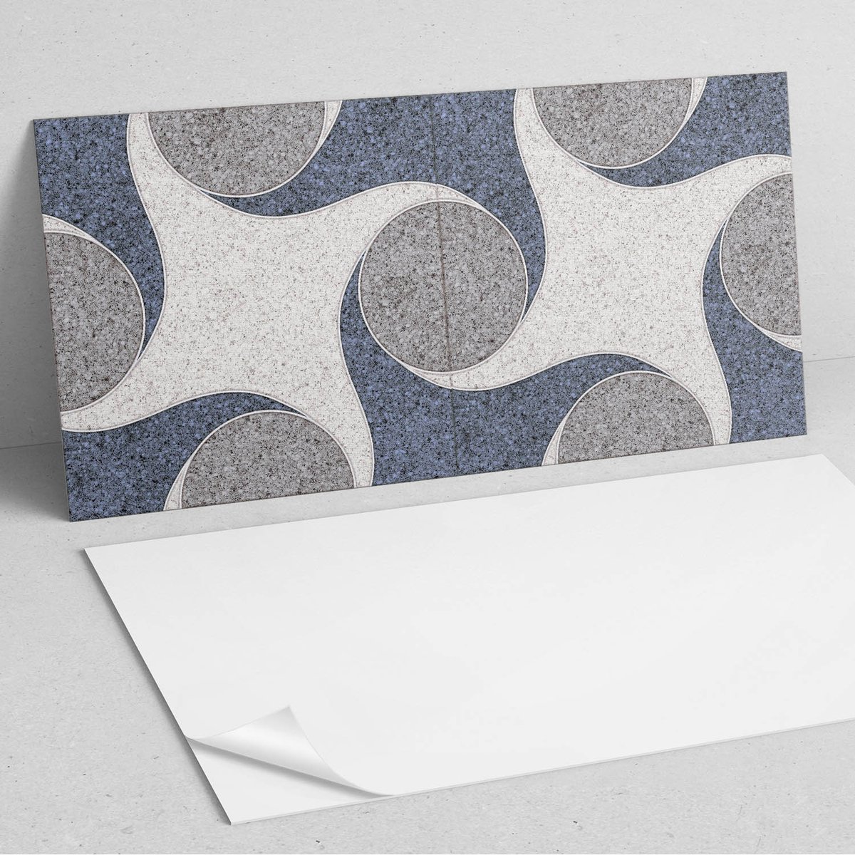 Coloray Wandpanelen Zelfklevend - Abstract mozaïekpatroon PVC Wandpaneel - 100 cm x 50 cm 