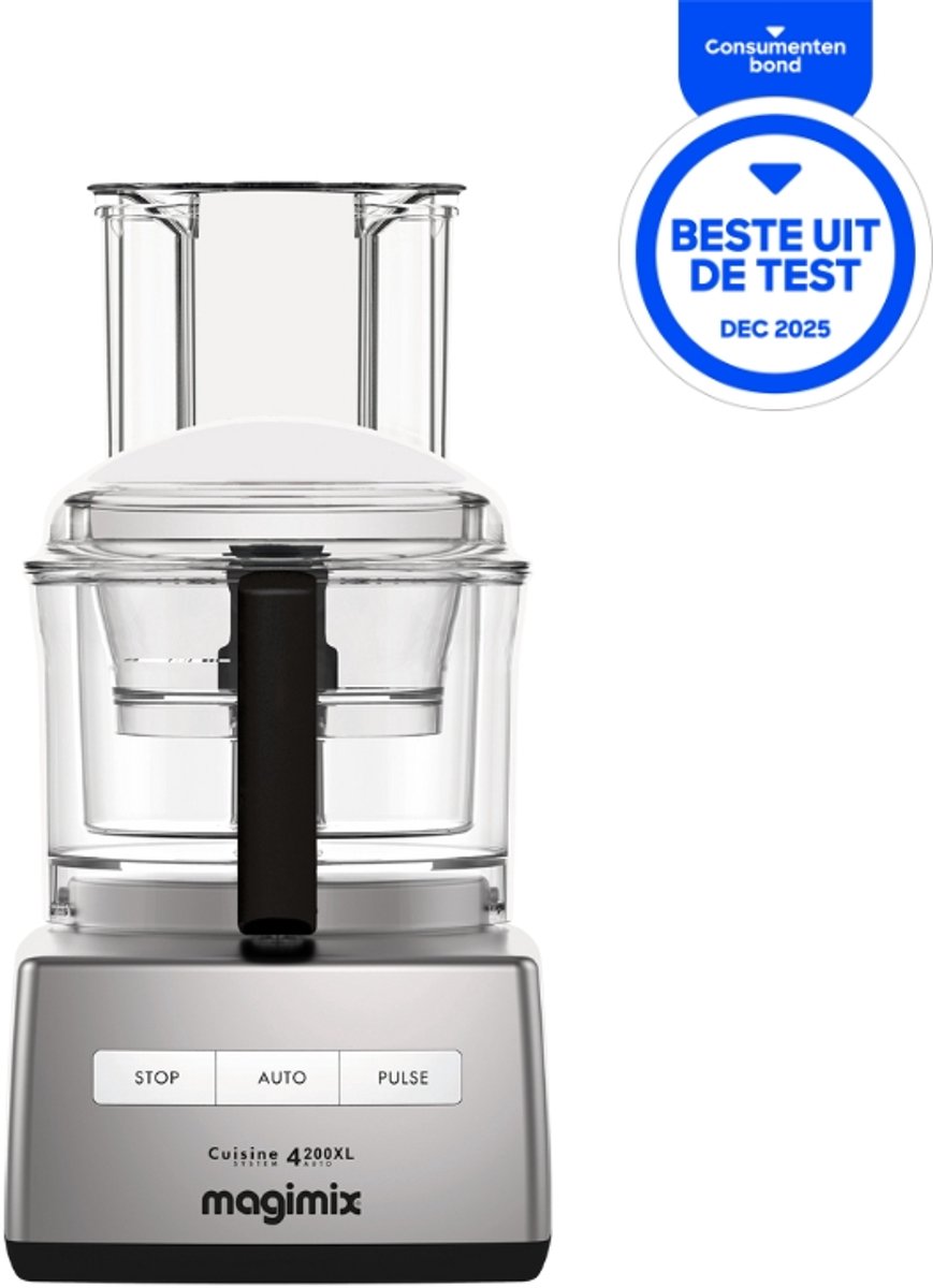 Magimix CS 4200 XL - Foodprocessor - Keukenmachine - Mat Chroom