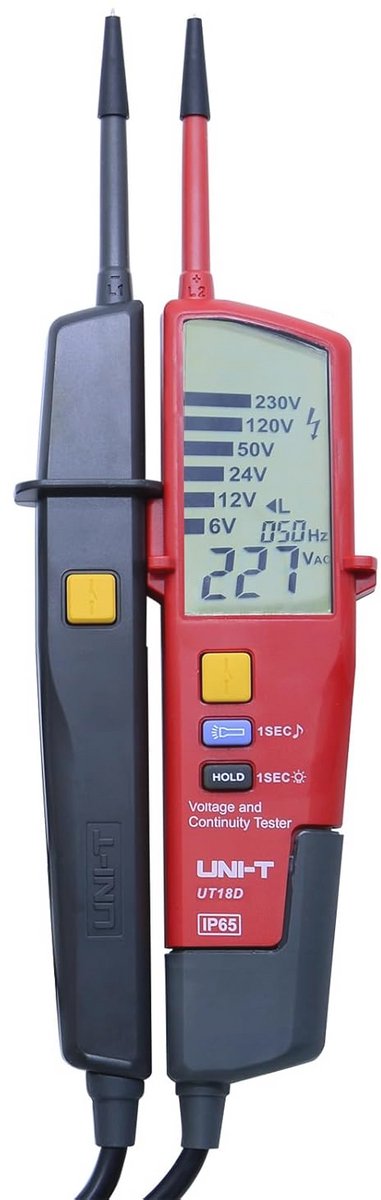 Digitale Spanningstester met Auto Range en LCD Display
