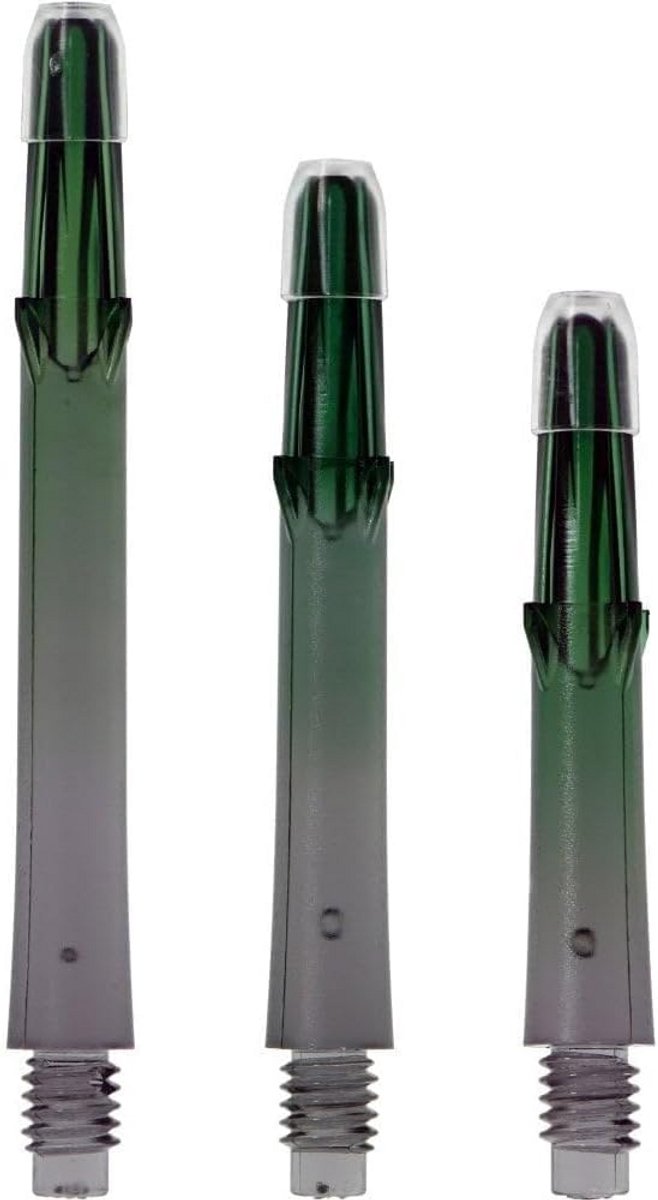 Stevige Darts Stelen Lock Straight N9 TwinColor Zwart Groen - Dart Accessoires