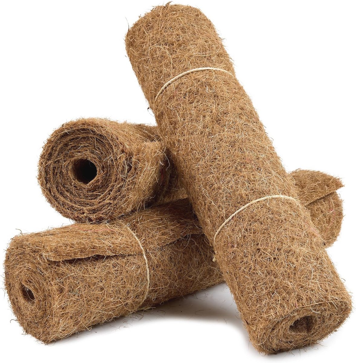 Set van 3 natuurlijke kokosvezels voor tuin en terrarium - 40 x 100 cm - 900 g/m²