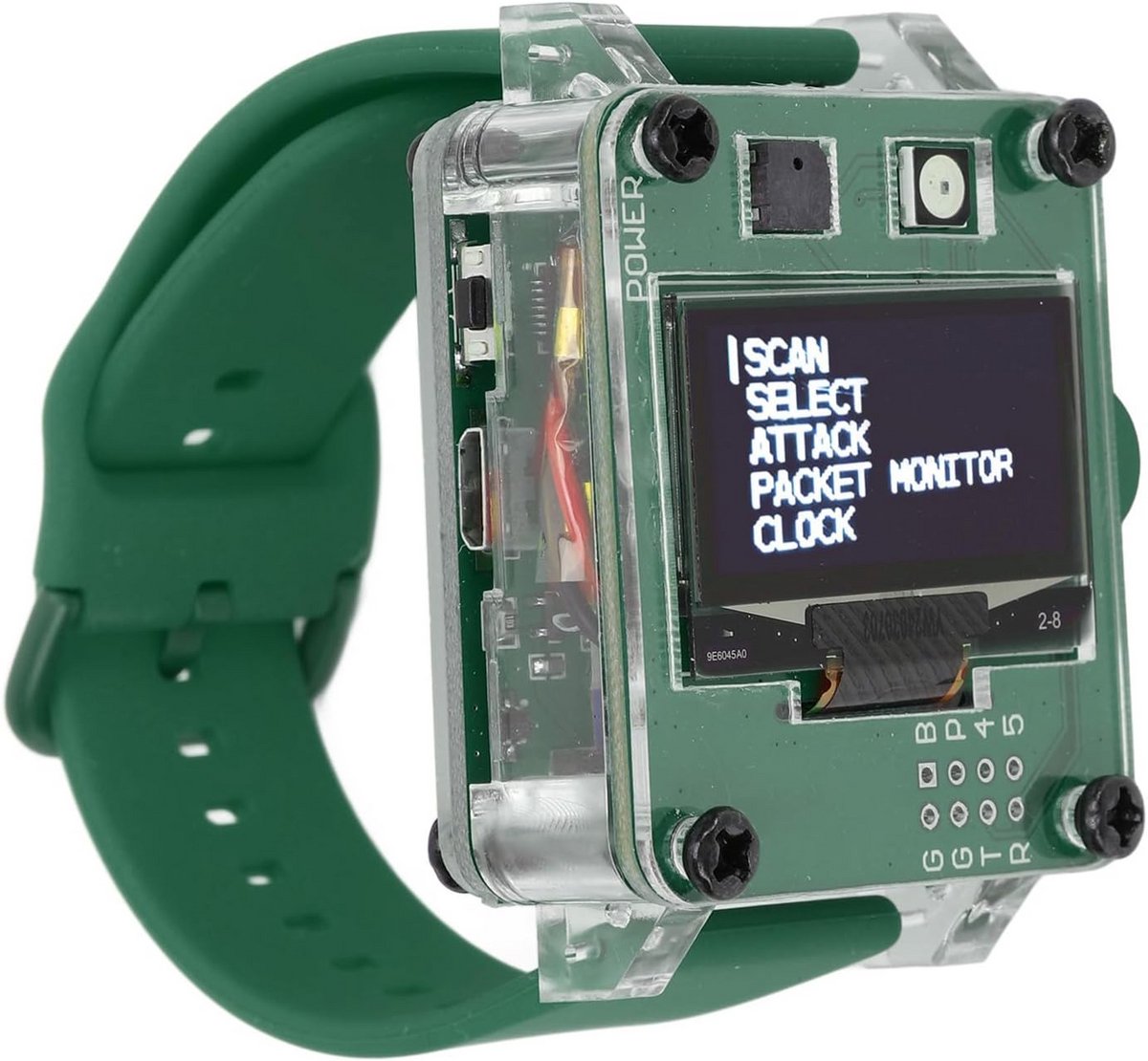 Programmeerbaar Wifi Ontwikkelbord Horloge met 1.3 inch Display en Antennes