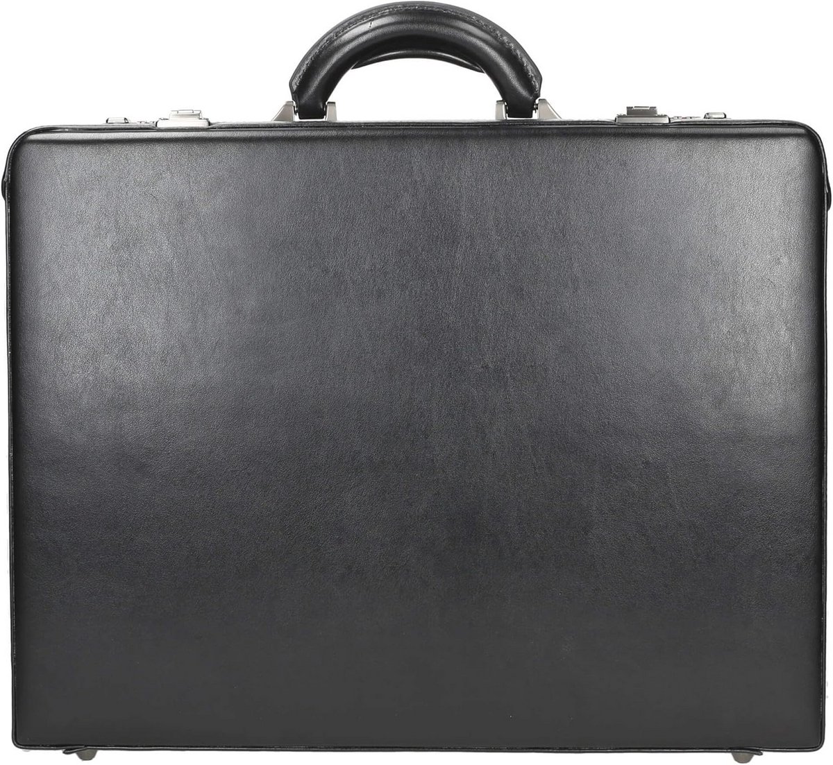 Leren Laptoptas 46 cm - Zwart, Klassiek en Ruim