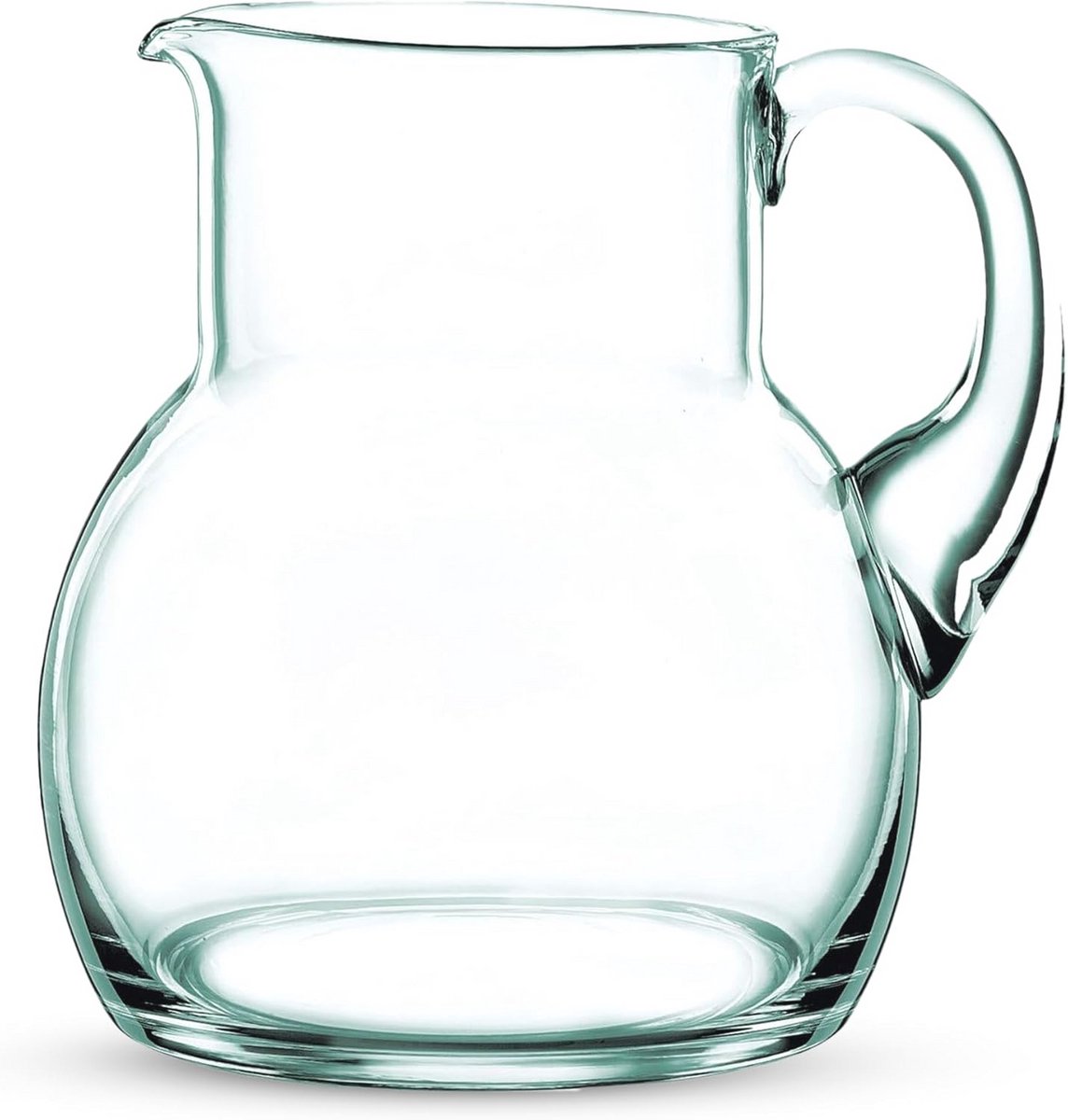 Glazen waterkan van kristalglas - 1,5 liter, vaatwasmachinebestendig