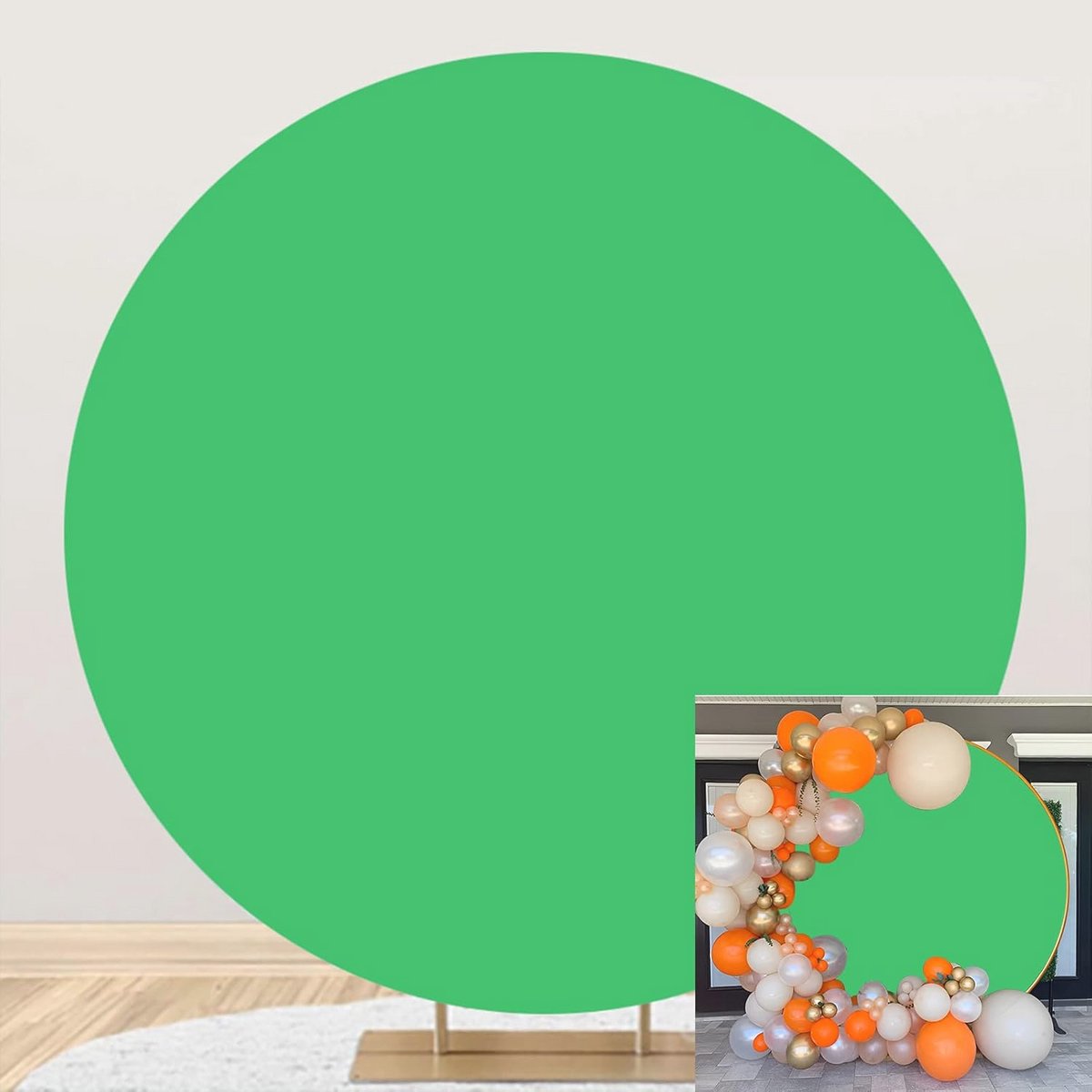 Groene Fotografie Achtergrond 220 cm voor Live Streaming en Conferenties