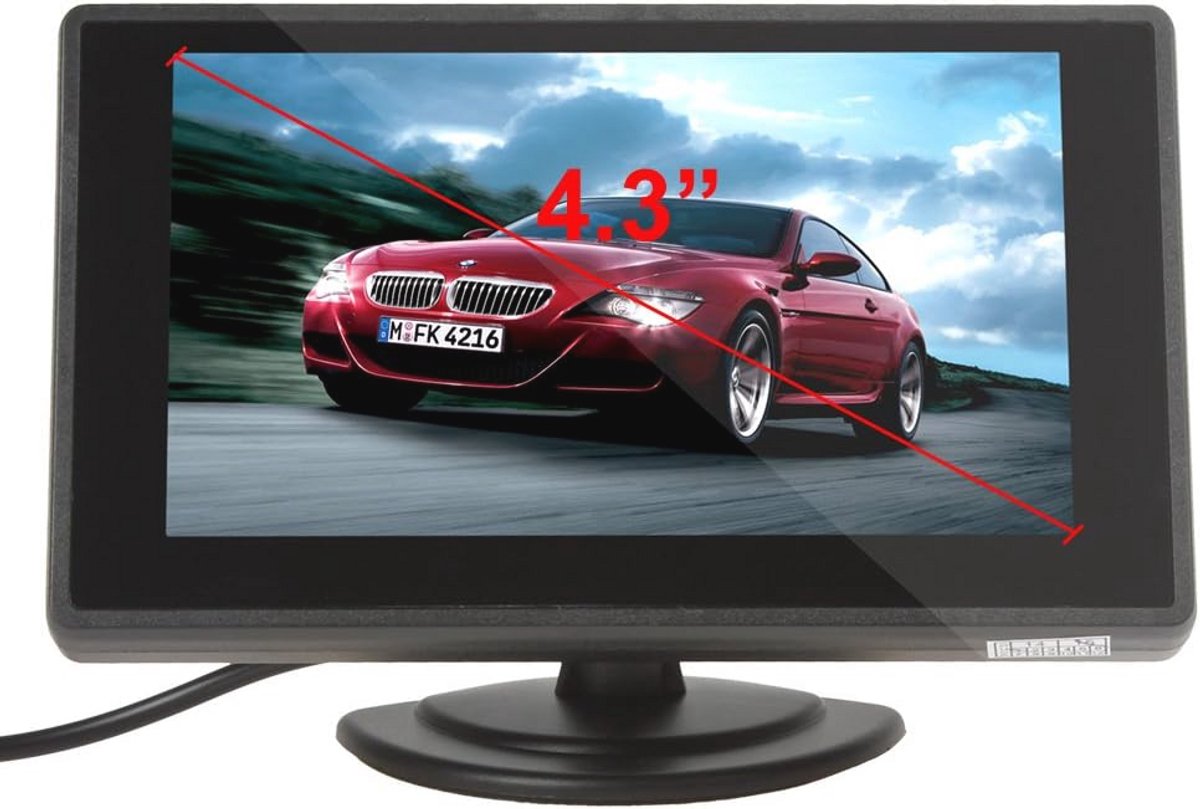 Auto Monitor met 3 Inch TFT-LCD Scherm