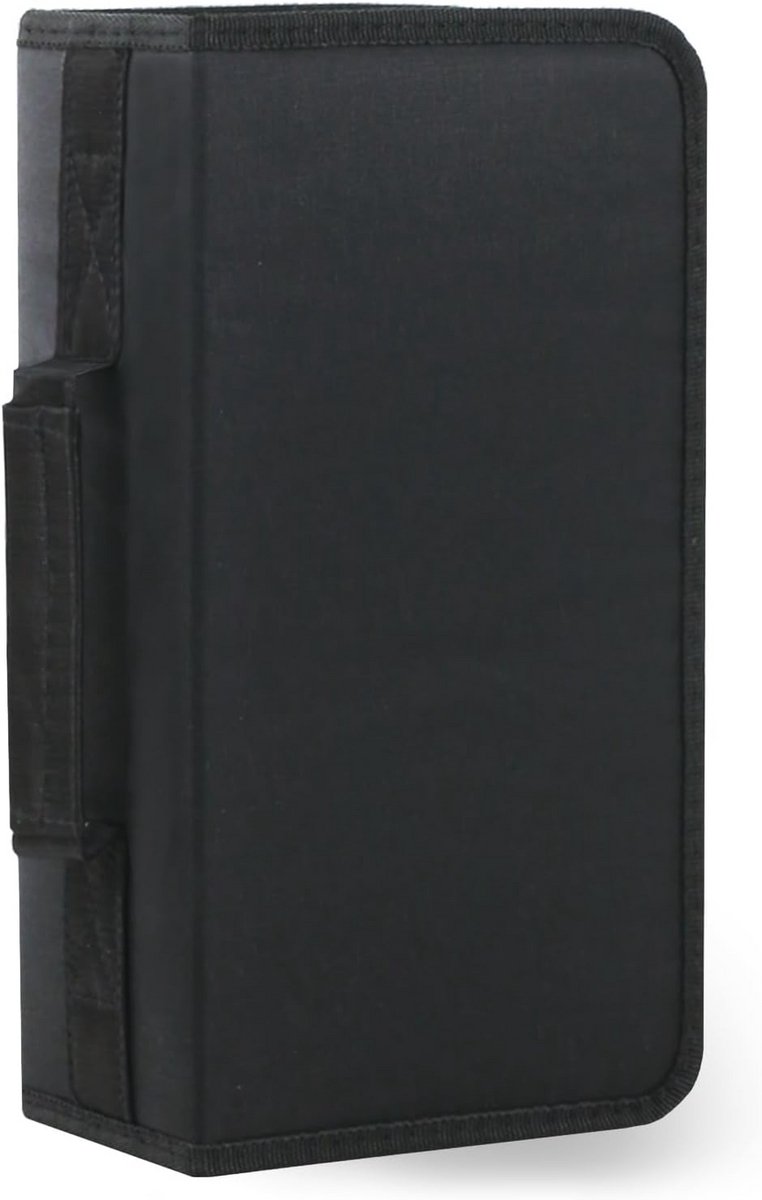 CD/DVD Case Houder - Draagbare Organizer voor Thuis en Reizen - 128 Capaciteit - Zwart
