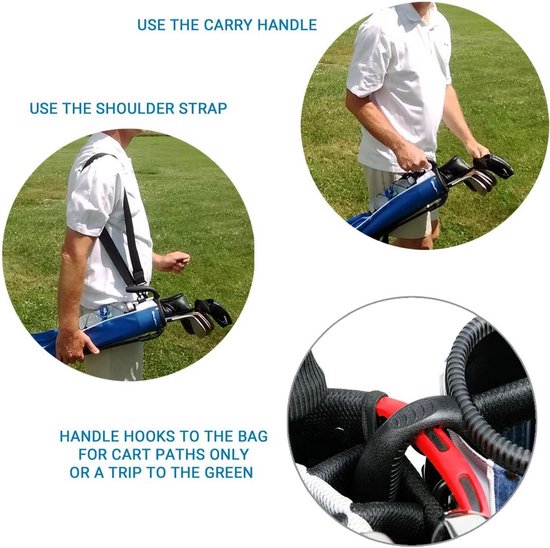 Lichte Golf Standtas met Statief - Pitch 'n Putt & Driving Range Golftas — afbeelding 5