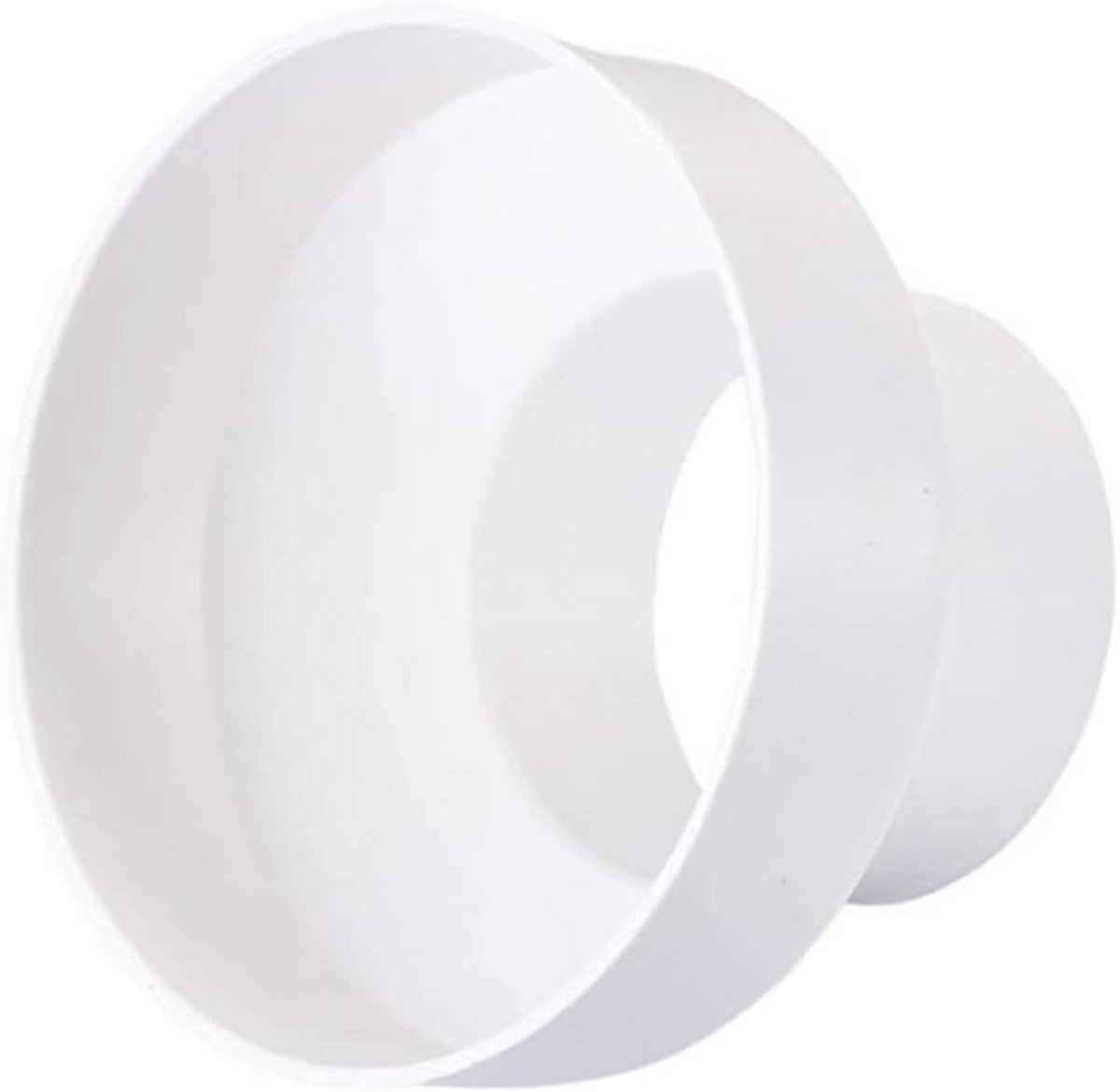 Verloopverbinder voor ventilatiesystemen 100 mm tot 150 mm reductie