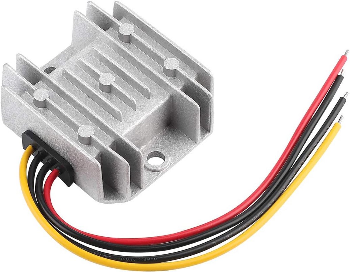 Step Down Converter 12V 3A 36W voor Auto, Motor en Zonne-energie