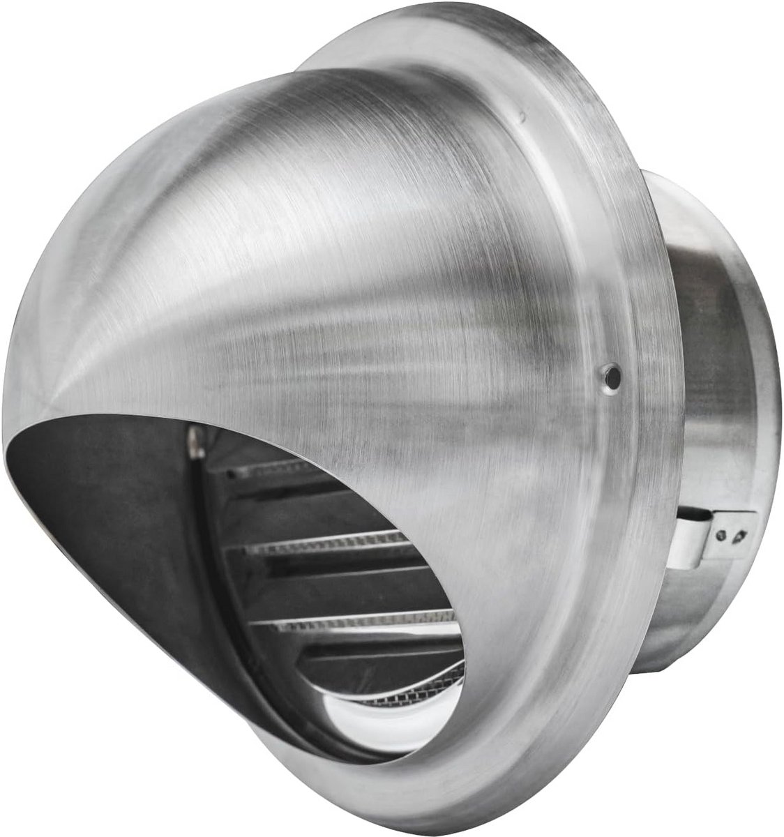 Ronde RVS Ventilatieafdekking 6 Inch voor Droger Uitlaat Buiten