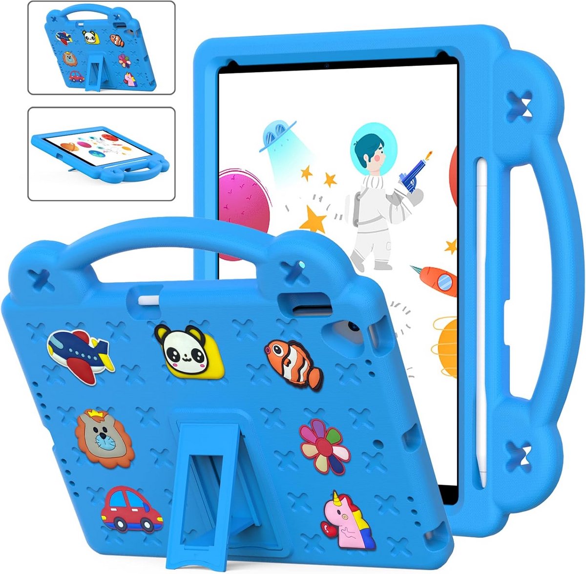 Schokbestendige Kindercase voor iPad Air 3 en Pro 10.5 Inch met Handvat en Standaard