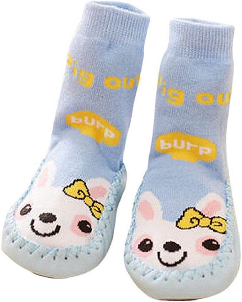 Sokken en Antislipschoenen voor Baby's 6-18 Maanden - Warm en Fantasievol